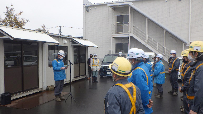 安全宣言（郡山作業所宮森秀和副所長）